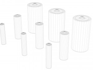 battery 3D Model