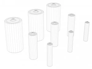 battery 3D Model
