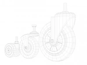 コレクションホイール 3Dモデル