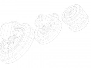 collectioin wheels Modèle 3D