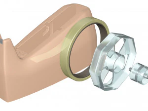 dispensador de fita Modelo 3D