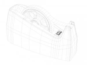 dispensador de fita Modelo 3D
