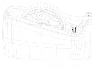 dispensador de fita Modelo 3D