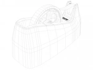 dispensador de fita Modelo 3D