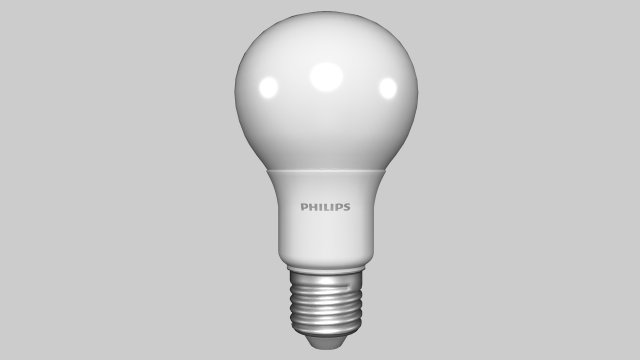 light bulb 3D Модель .c4d .max .obj .3ds .fbx .stl .blend 