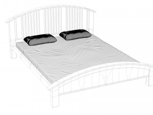bed 1 Modèle 3D