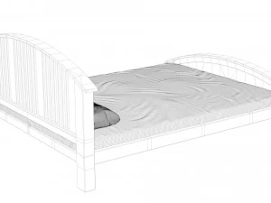 bed 1 3D Model