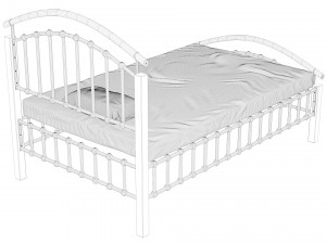 bed 2 3D Model