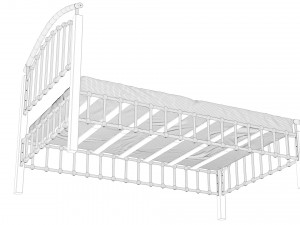 bed 2 3D Model