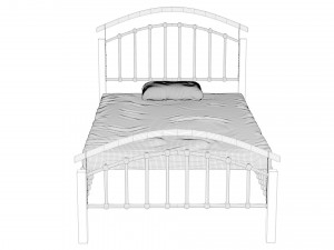 bed 2 3D Model