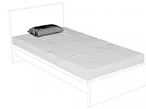bed 3 3D Model
