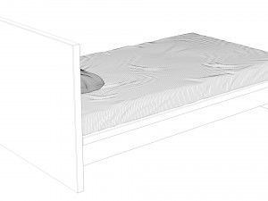 bed 3 3D Model