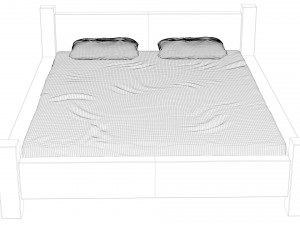 bed 4 Modèle 3D