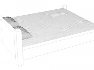 bed 4 Modèle 3D