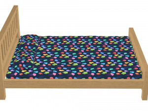 bed 5 3Dモデル