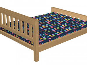 bed 5 3Dモデル