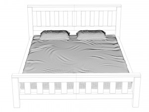 bed 5 3Dモデル