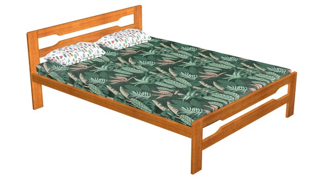 bed 6 Model 3D .c4d .max .obj .3ds .fbx .stl .blend 