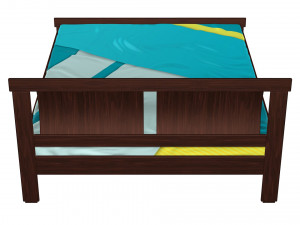 bed 7 Modelo 3D