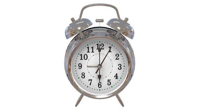 alarm clock 2 3D Model .c4d .max .obj .3ds .fbx .stl .blend 