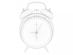 alarm clock 2 3D Model