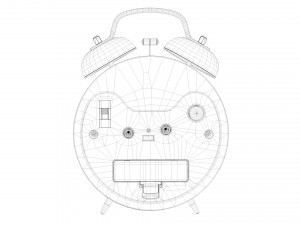 alarm clock 2 3D Model