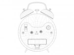 alarm clock 2 3D Model