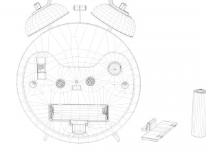 alarm clock 2 3D Model