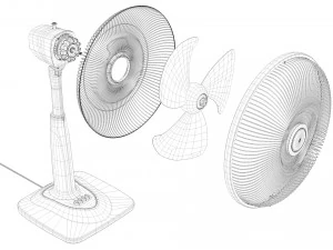 风扇1 3D 模型