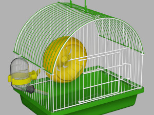 Hamsters Cage 3D Модель