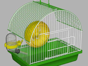 햄스터 케이지 3D 모델