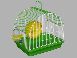 Hamsters Cage Model 3D