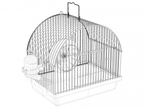 Hamsters Cage Model 3D