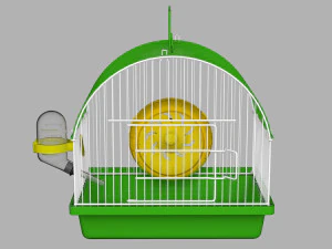 Jaula para h&aacute;msters Modelo 3D