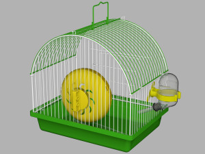 Hamsters Cage Model 3D