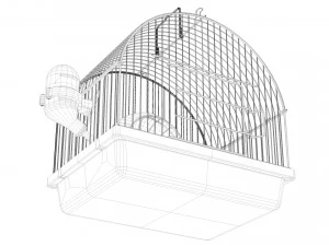 Jaula para h&aacute;msters Modelo 3D