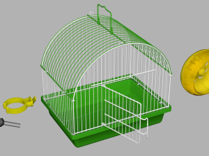 Hamsters Cage Model 3D