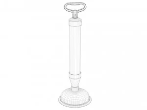 Toilet plunger 3D Model