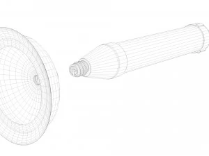 Toilet plunger 3D Model
