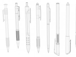 Pen Collection 1 Modèle 3D