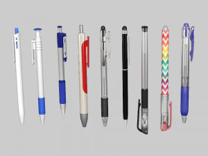 Pennenverzameling 1 3D Model