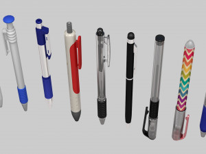 Pen Collection 1 Modèle 3D