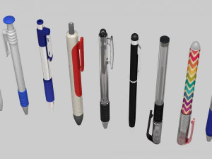 Pennenverzameling 1 3D Model