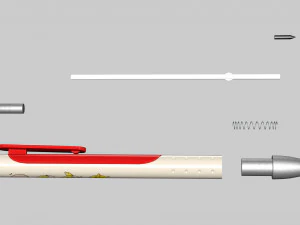 Pennenverzameling 1 3D Model