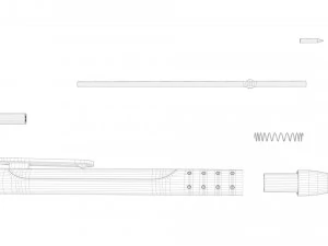 Pennenverzameling 1 3D Model