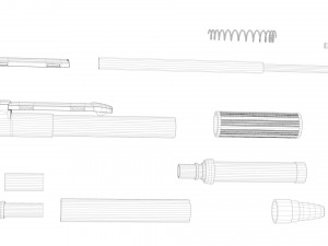 Pen Collection 1 Modèle 3D