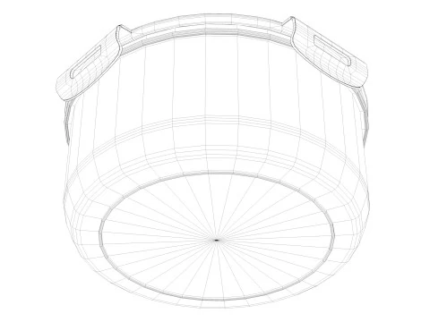 도시락 2 3D 모델