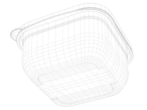 Lunch box 1 3D Model