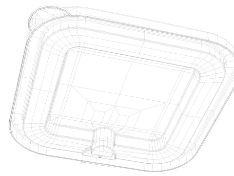 Lunch box 1 3D Model