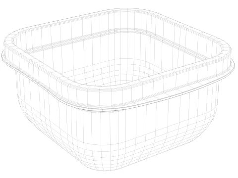 Lunch box 1 3D Model